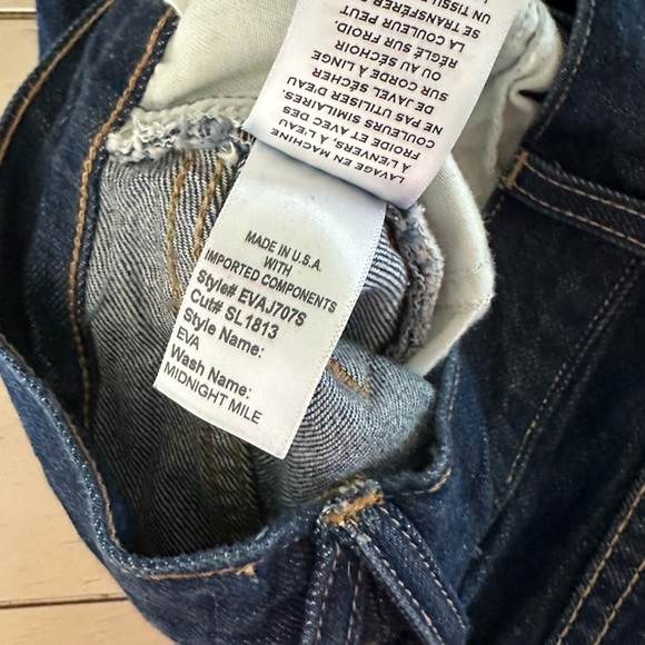 SLVRLAKE
Eva in Midnight Mile high-rise wide-leg jeans size 24 - Picture 8 of 9